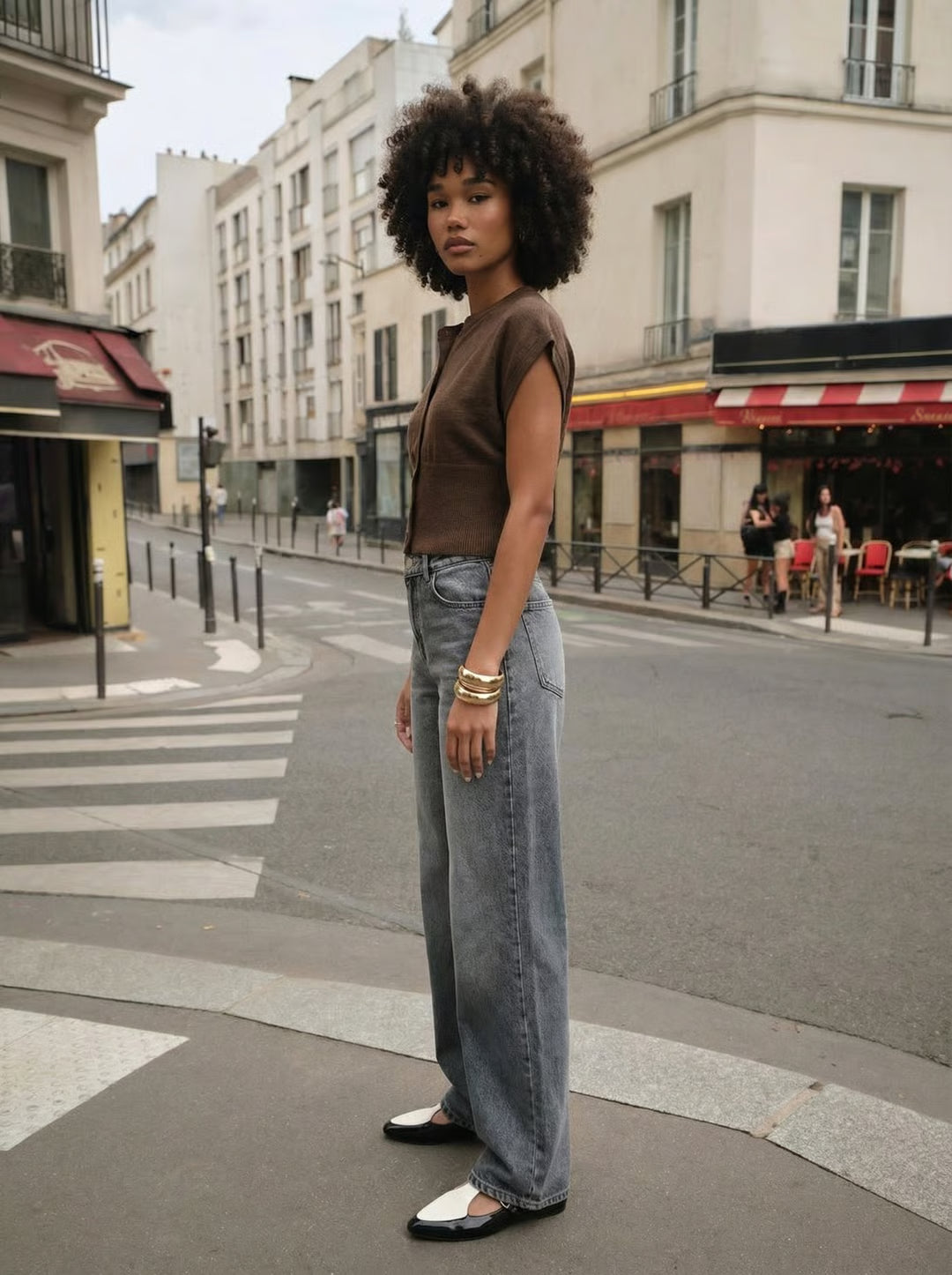 Round Neck Cardigan Sleeveless
