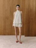 Black Dots Bodycon Dress