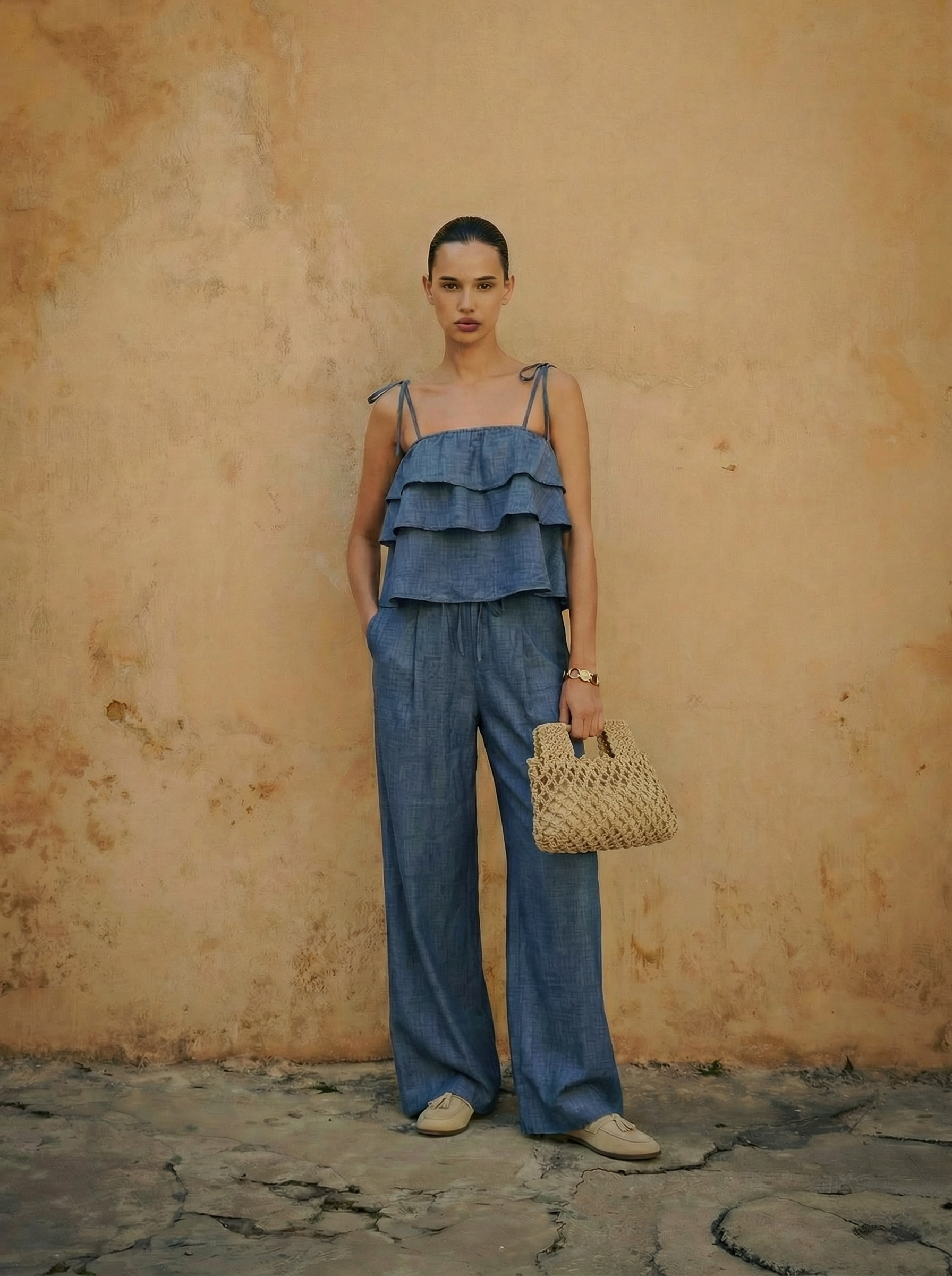 Sahara Makramee Handtasche