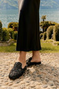 Celine Patent Pointed Pumps