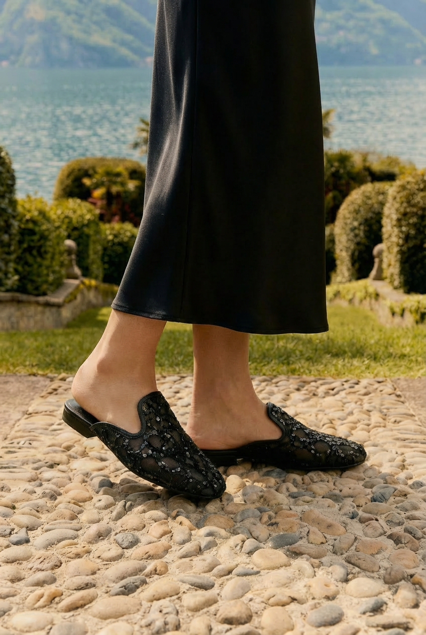 Celine Patent Pointed Pumps