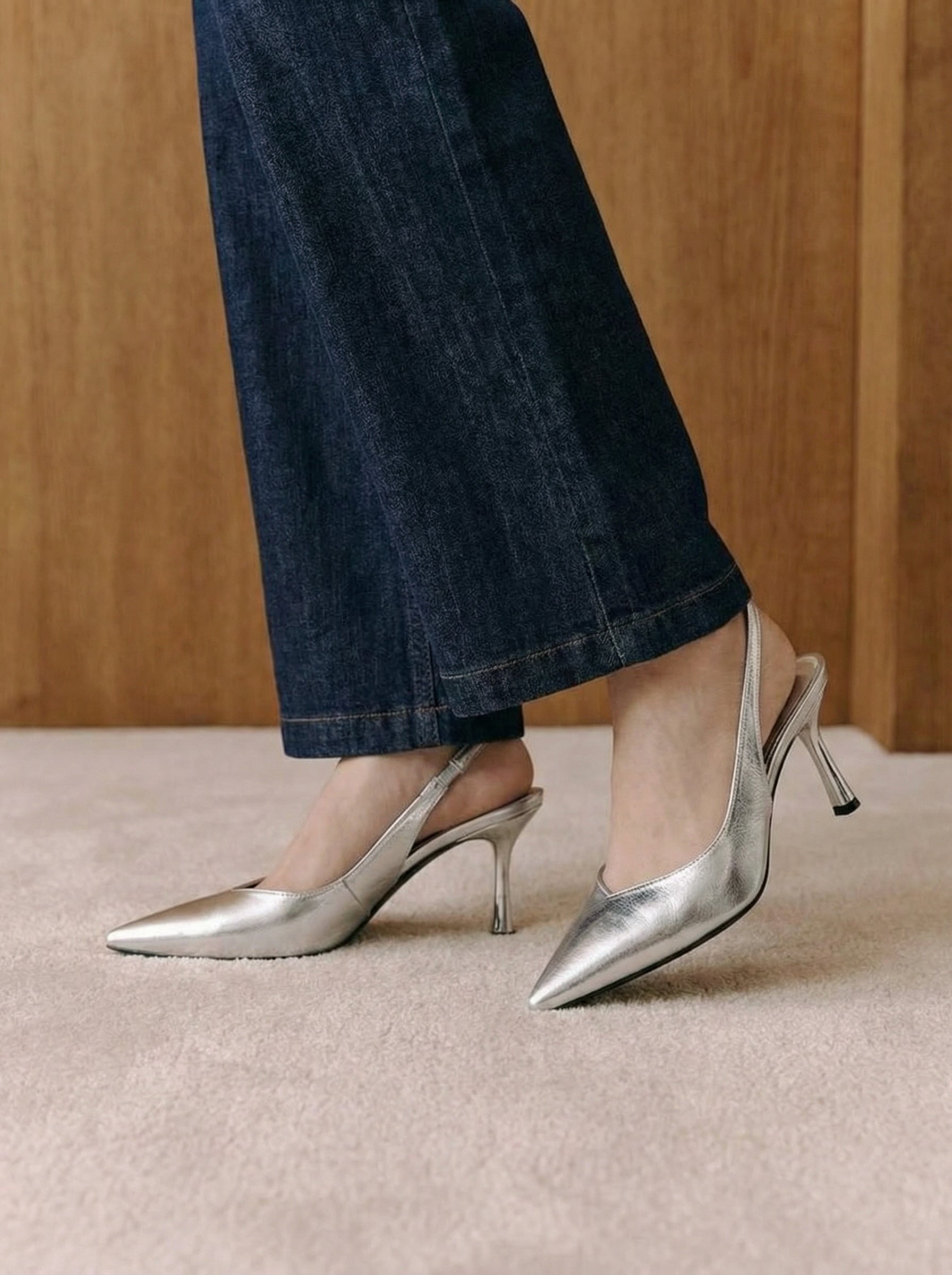Seraphina Metallic Heels