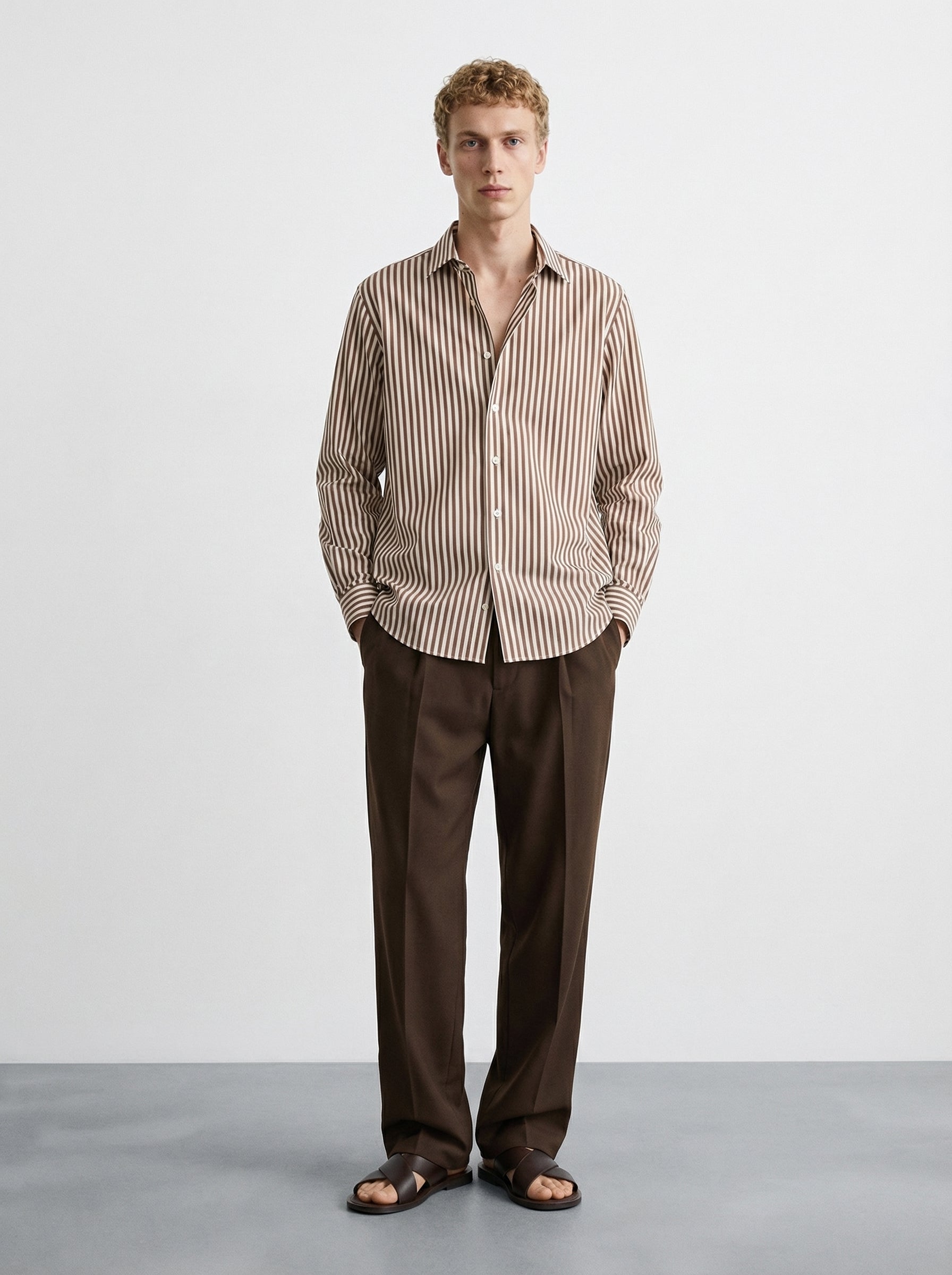 Gestreiftes Button-Down-Hemd