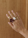 Bohemian Garden Gold Ring 6-Piece Set