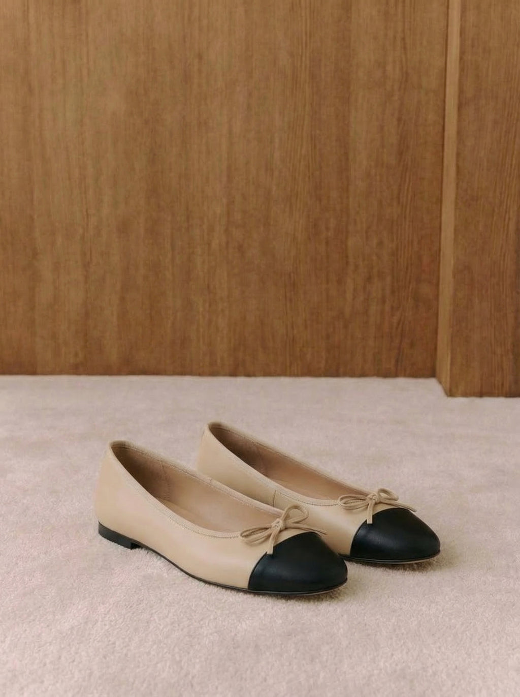 Cap-Toe Classic Ballerina Flats