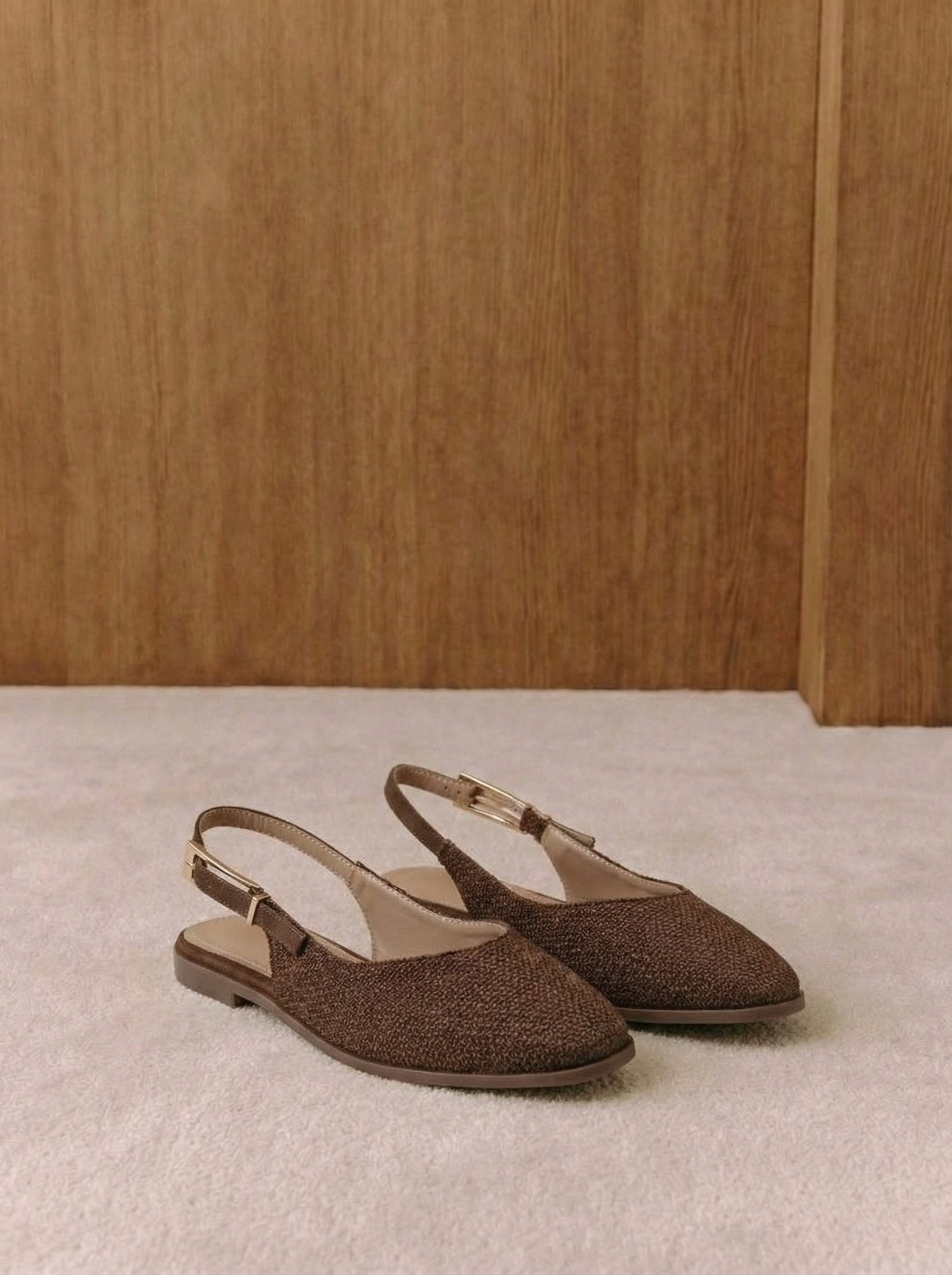 Sienna Textured Slingbacks