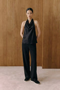 Lara Satin Halter Top
