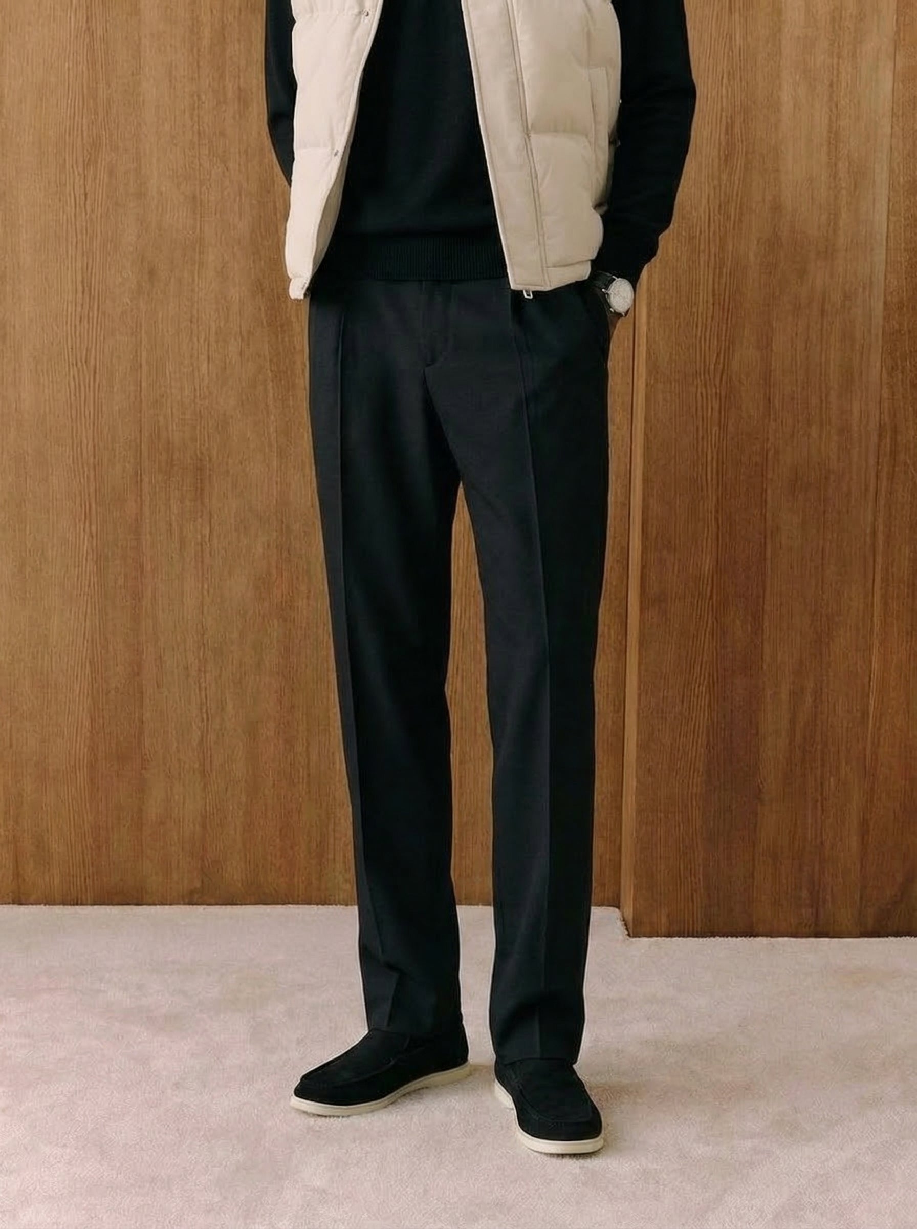 Vance Pleated Tailored Trousers