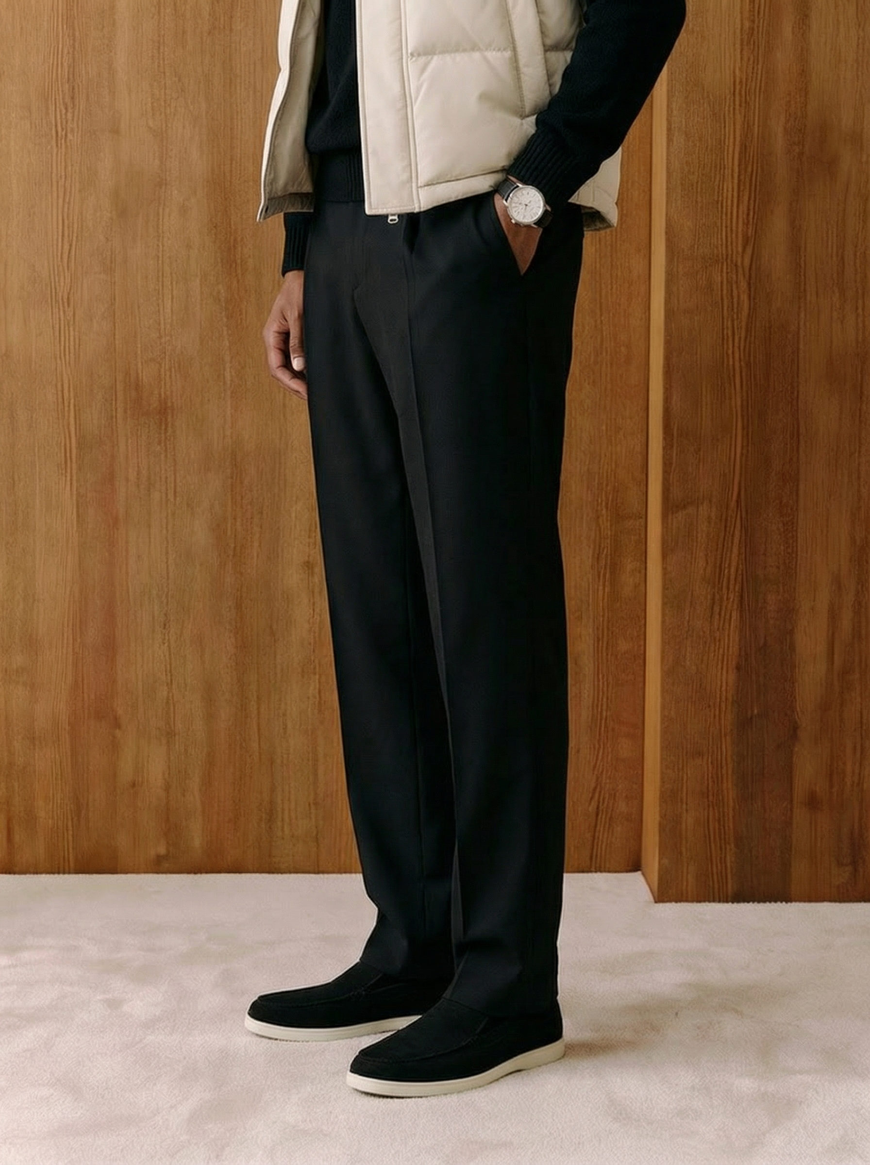 Vance Pleated Tailored Trousers