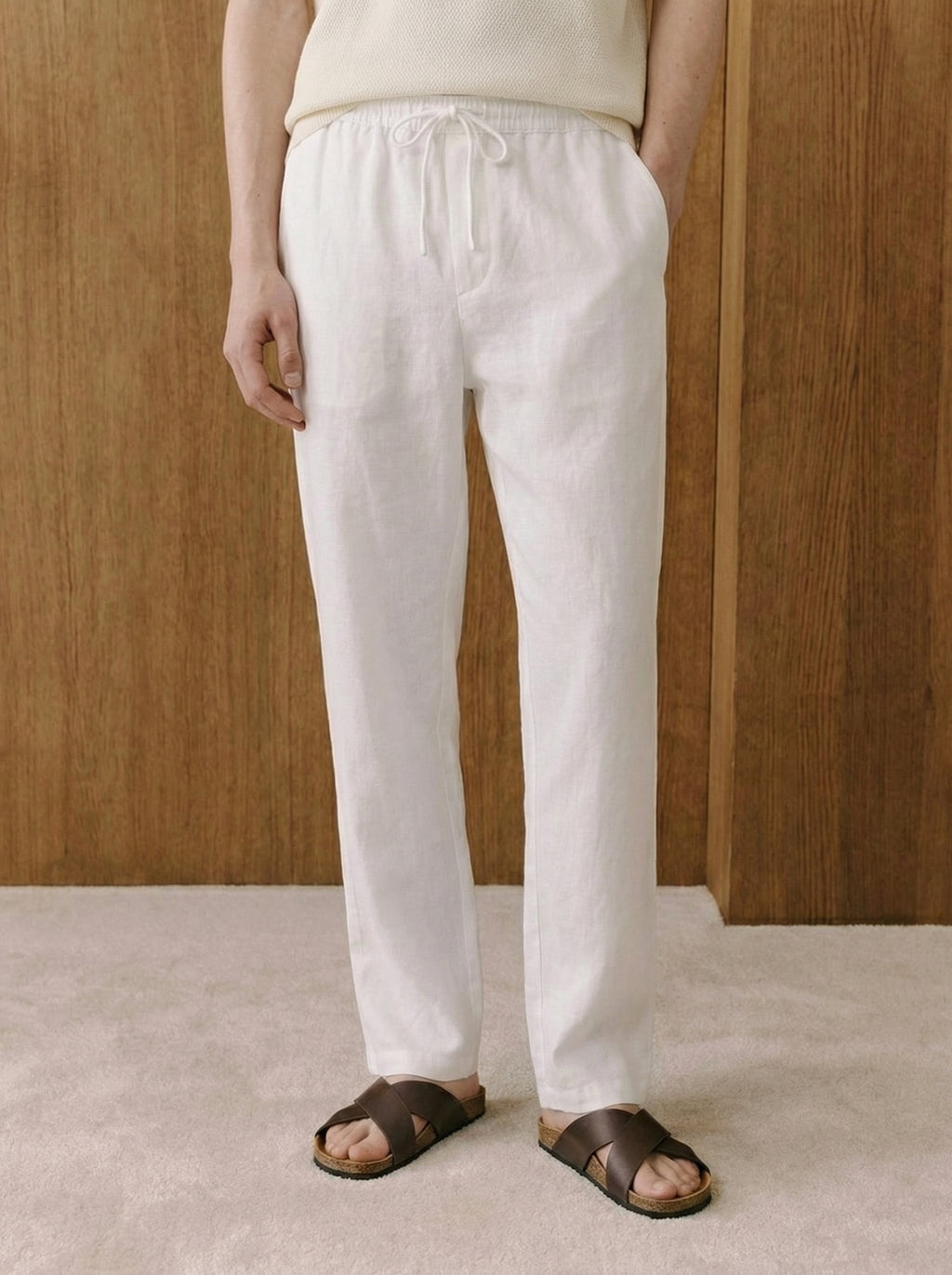 Leo Relaxed Linen Trousers