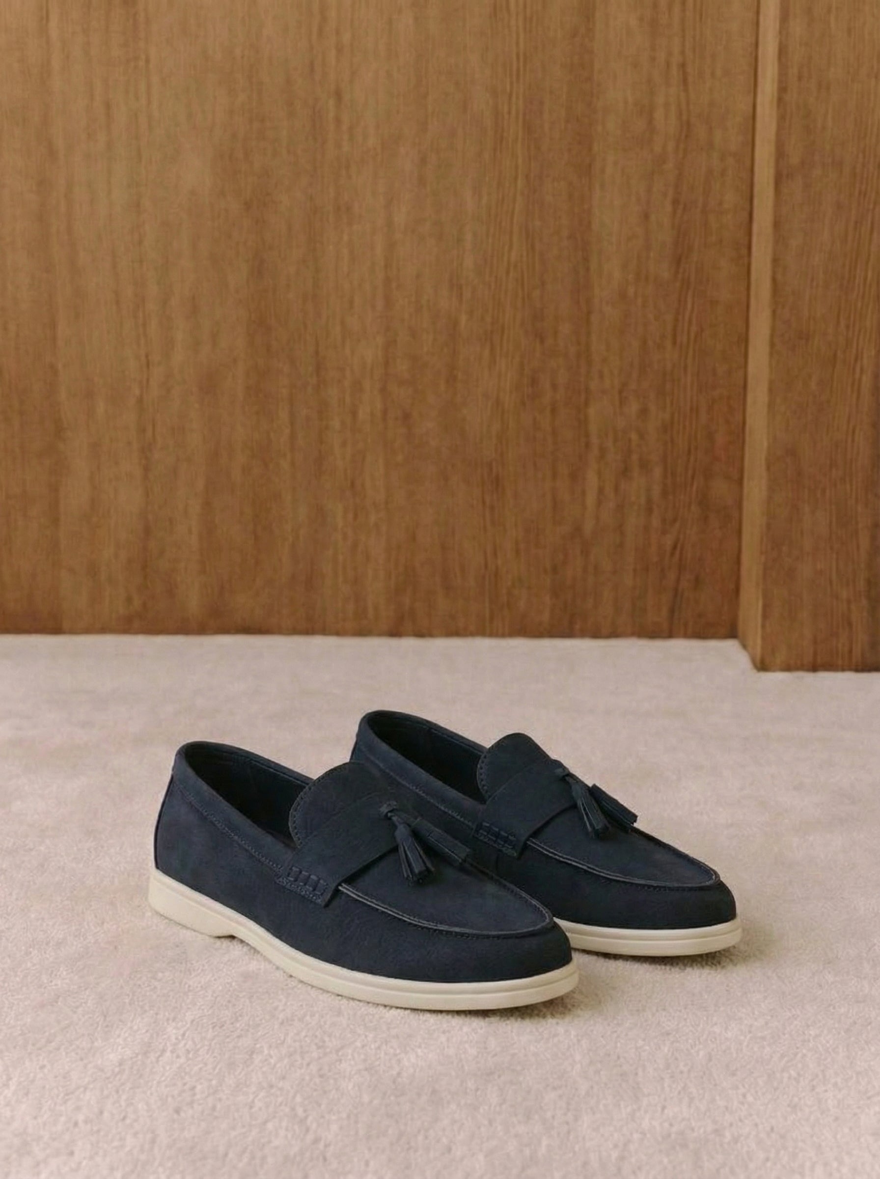 Toscana Wildleder-Quastenloafer