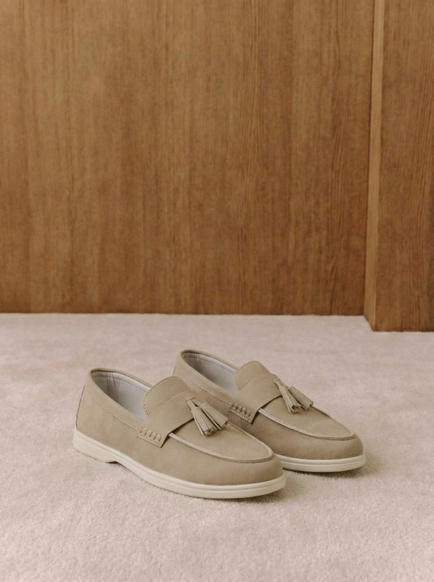 Toscana Wildleder-Quastenloafer