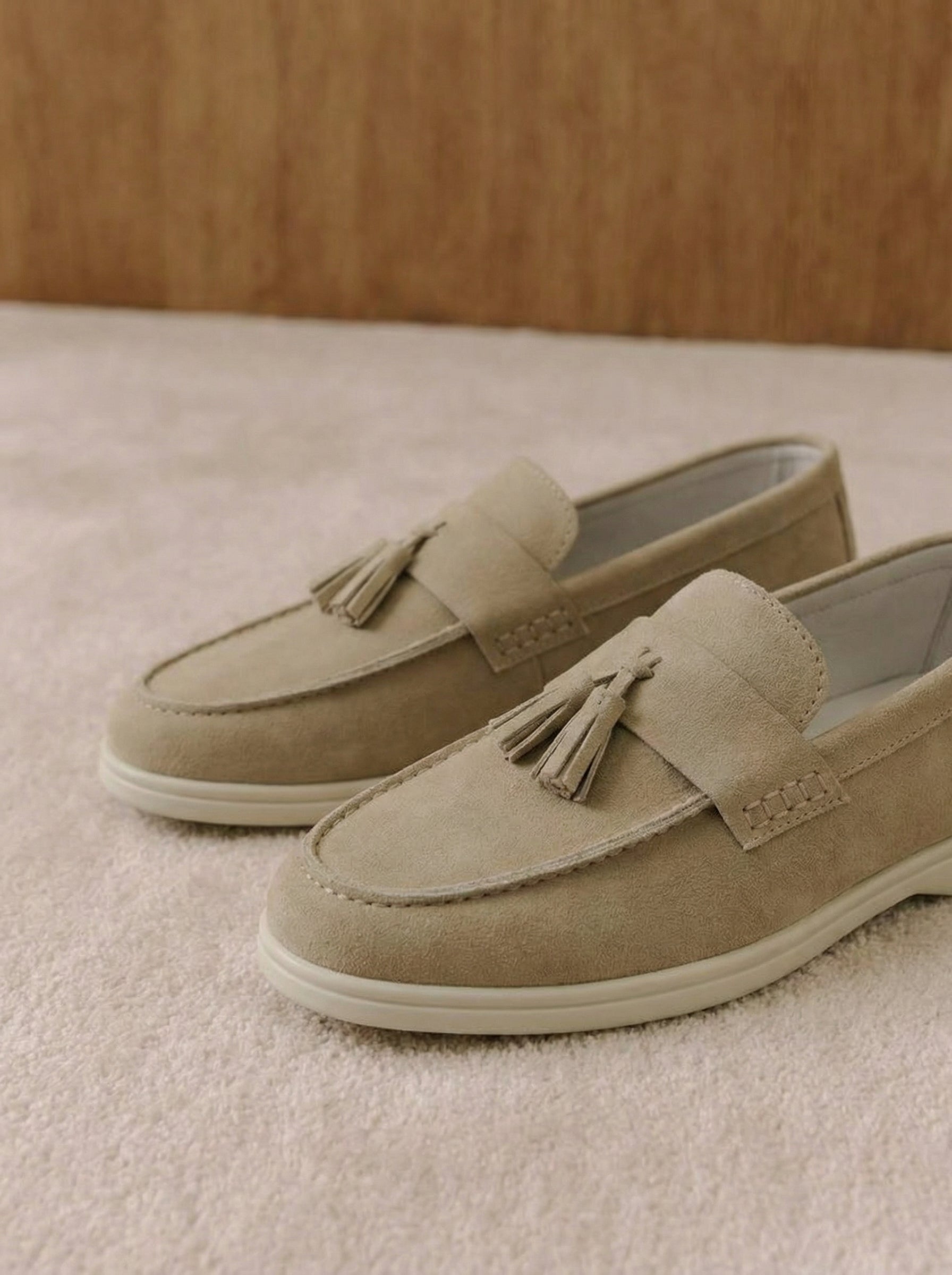 Toscana Wildleder-Quastenloafer