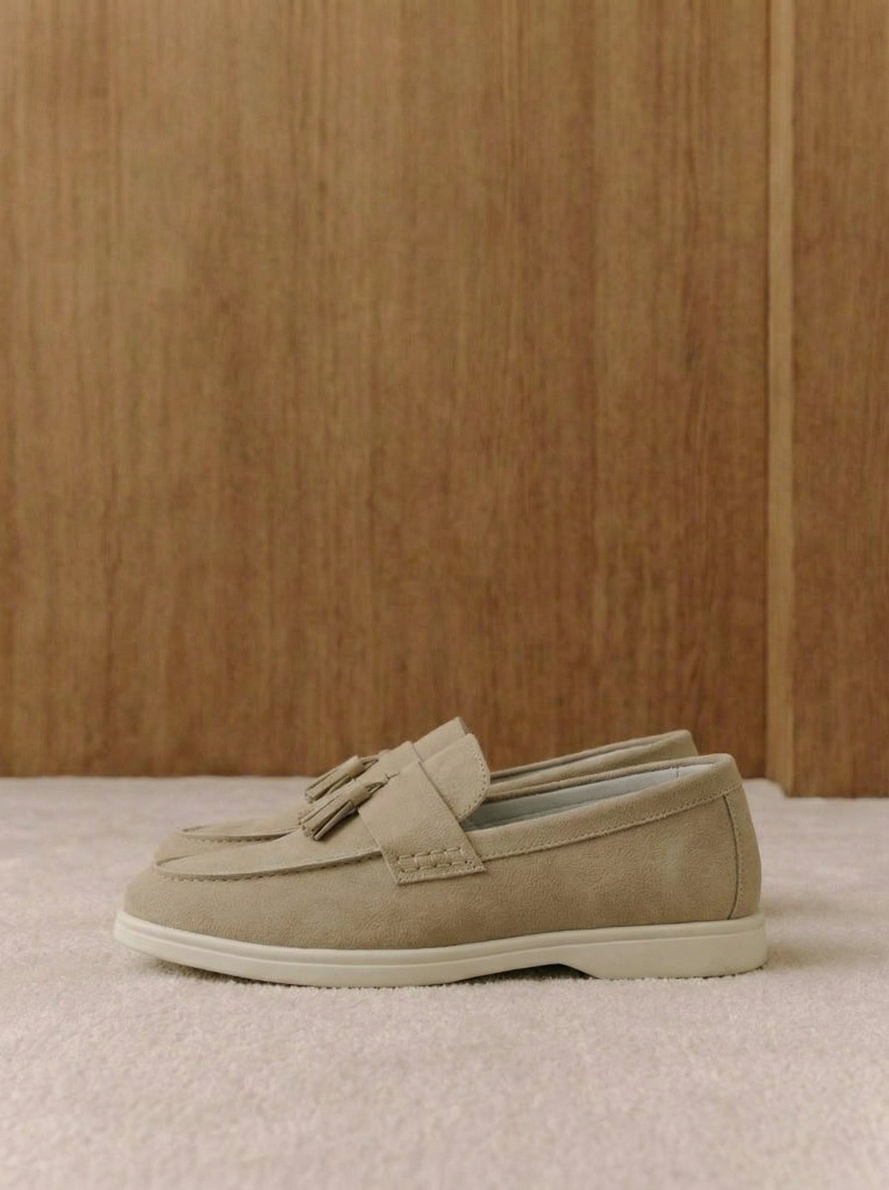 Toscana Wildleder-Quastenloafer