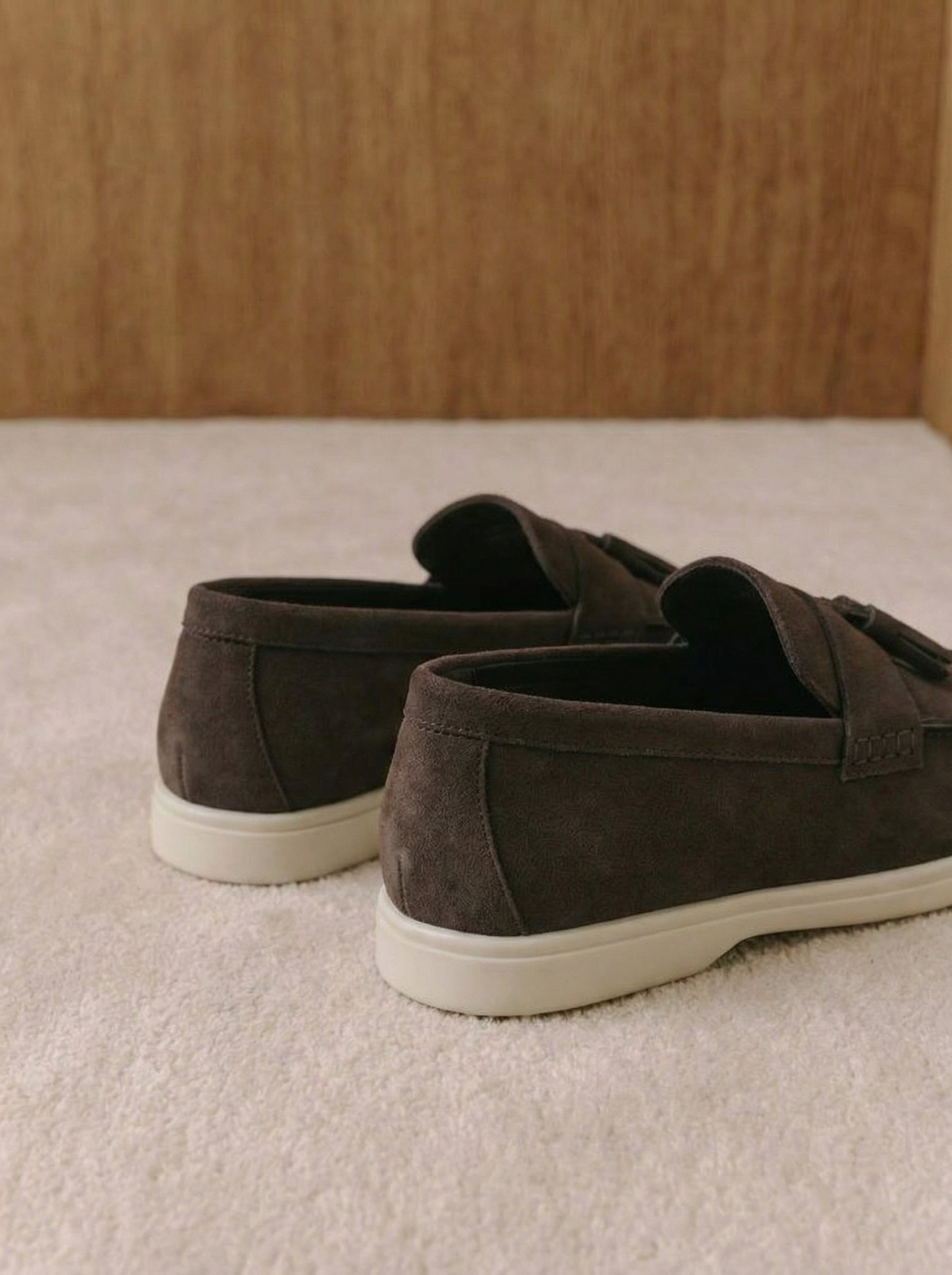 Toscana Wildleder-Quastenloafer