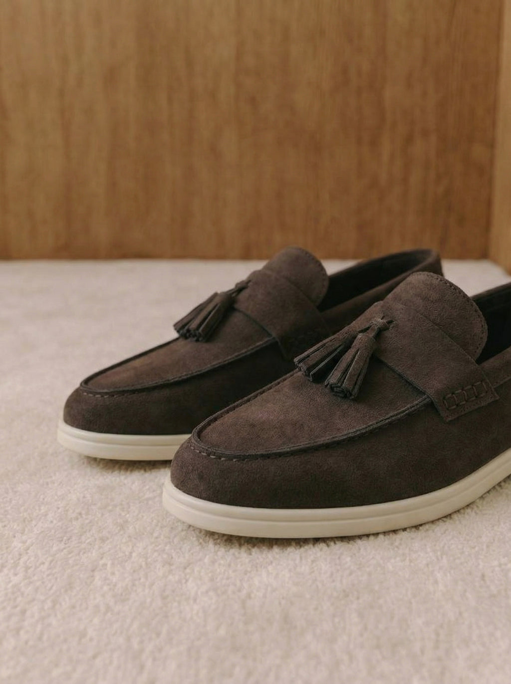 Toscana Suede Tassel Loafers