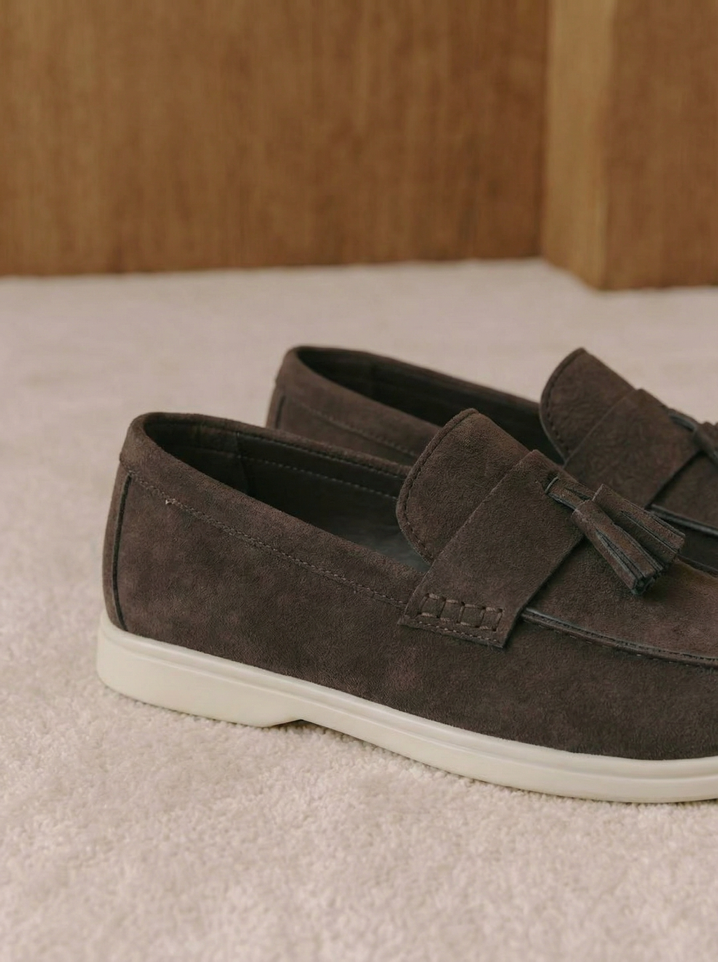 Toscana Suede Tassel Loafers