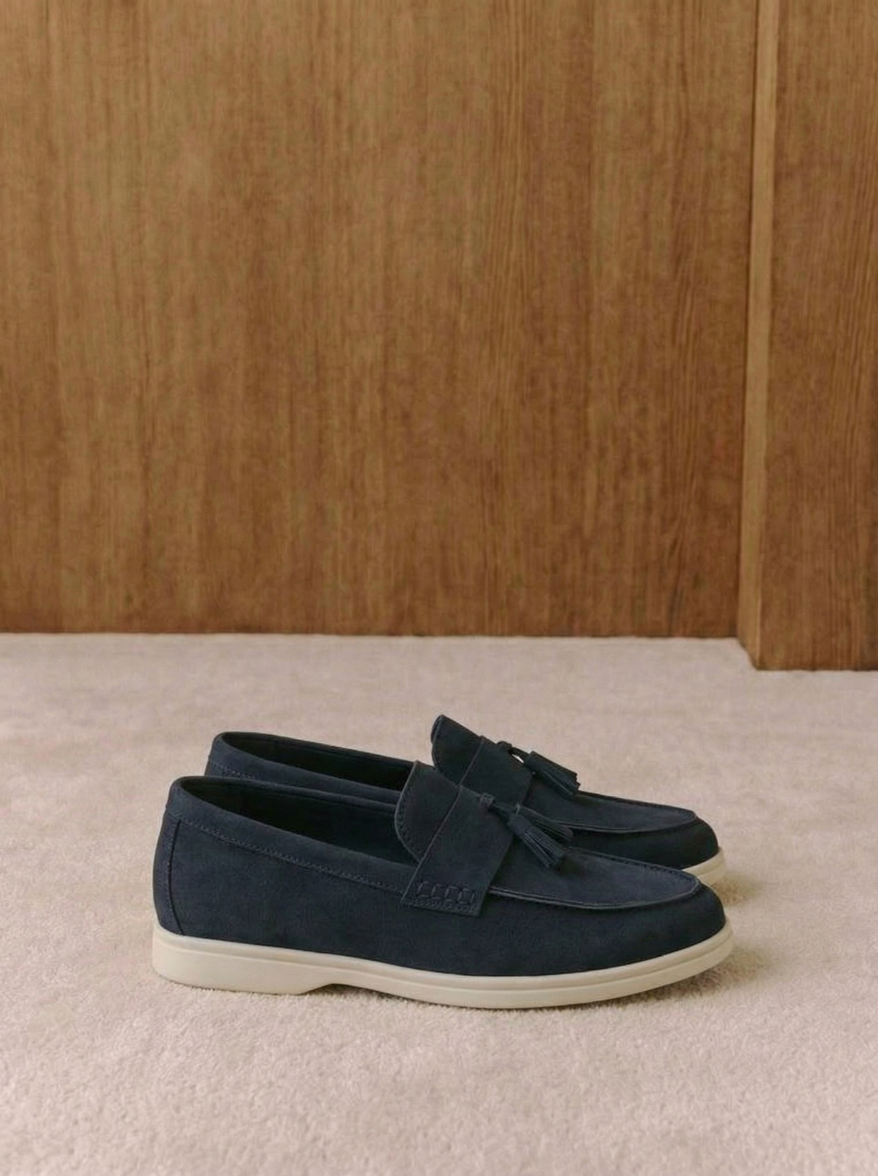Toscana Wildleder-Quastenloafer
