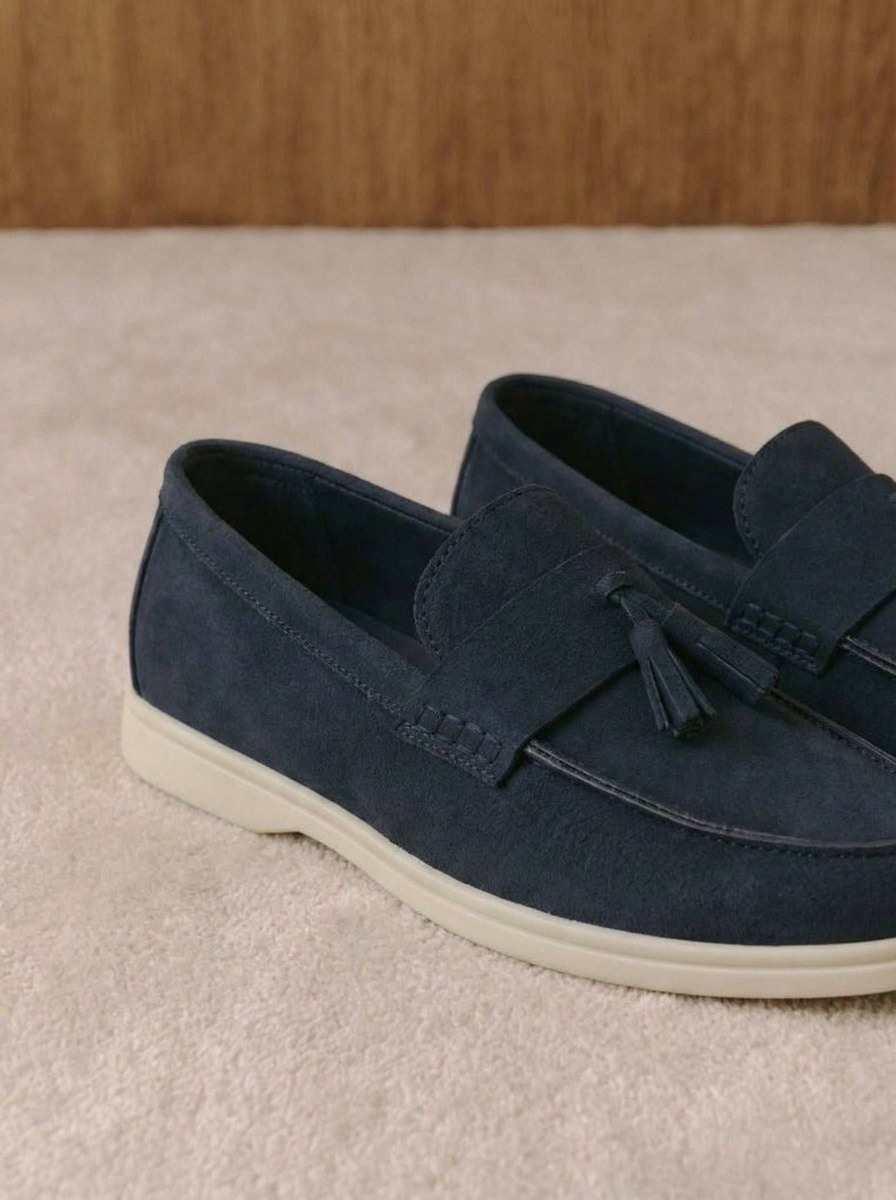 Toscana Wildleder-Quastenloafer