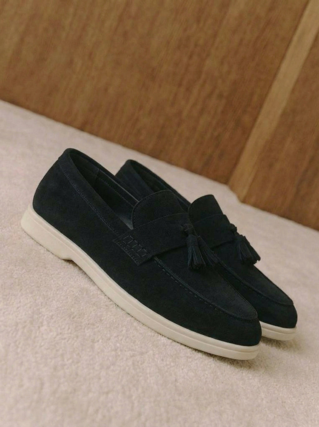 Toscana Suede Tassel Loafers
