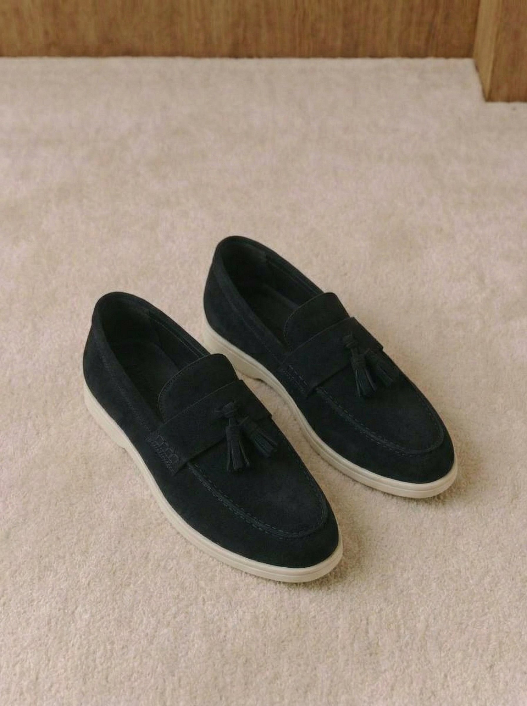 Toscana Suede Tassel Loafers