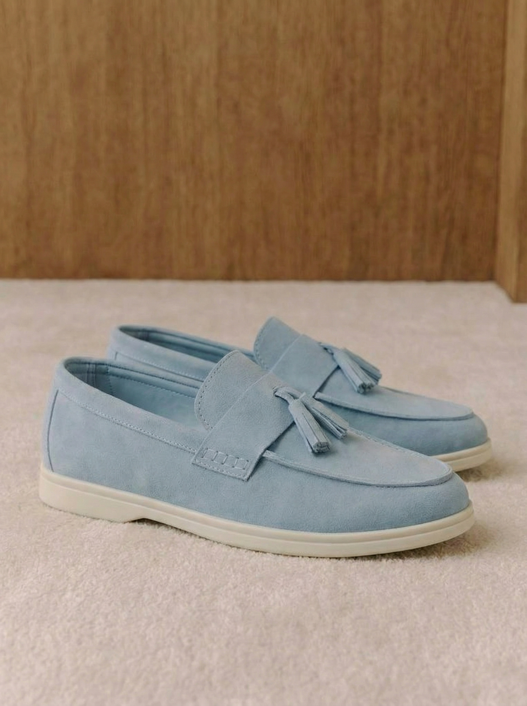 Toscana Suede Tassel Loafers