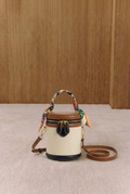 Nautical Cylinder Bucket Bag