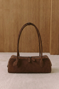 Vera Suede Cylinder Shoulder Bag