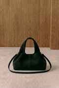 Lois Grand Ruched Suede Hobo Bag