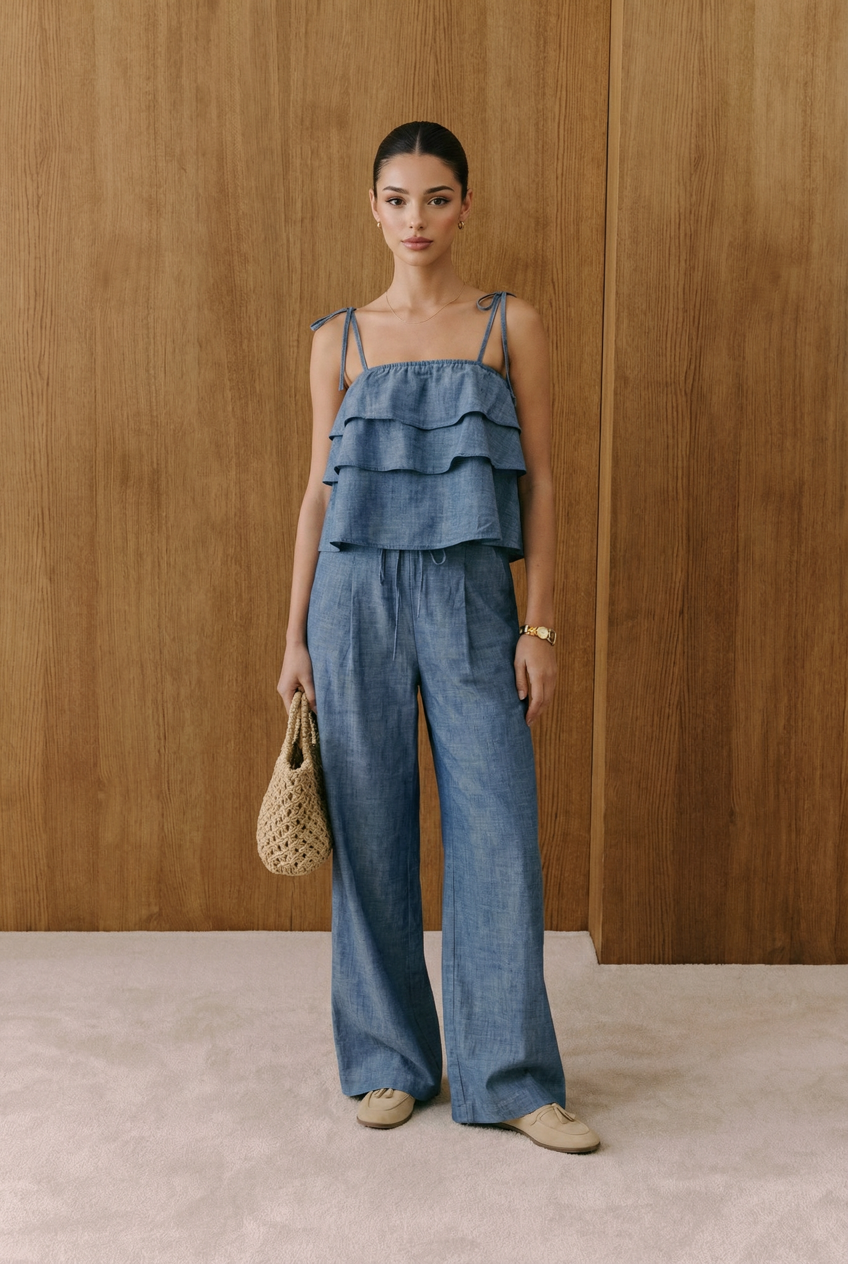 Sienna Stufen-Leinenset