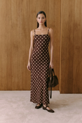 Yuna Polka Dot Slip Dress