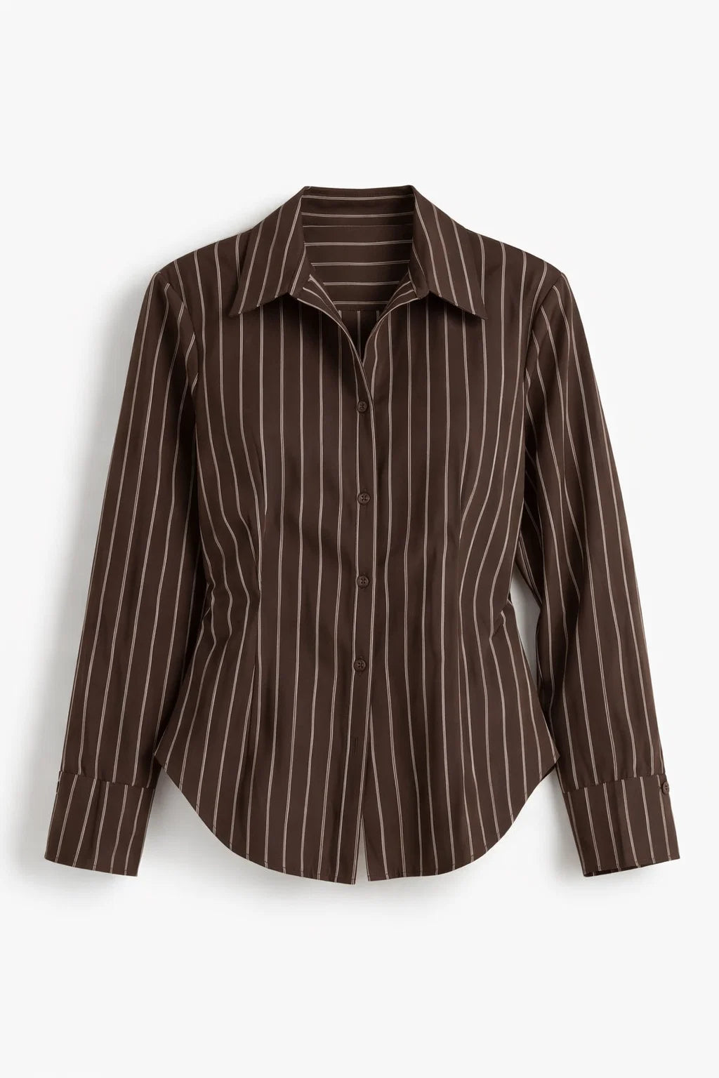 Gestreiftes Poloshirt mit langen Ärmeln und Schleifendetail
